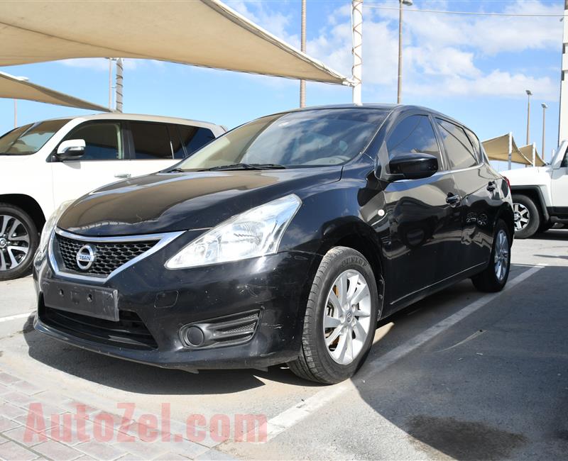 NISSAN TIIDA- 2015- BLACK- 272 000 KM- GCC