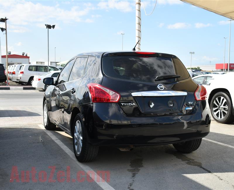 NISSAN TIIDA- 2015- BLACK- 272 000 KM- GCC