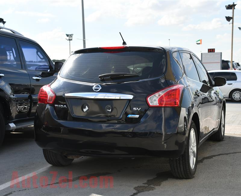 NISSAN TIIDA- 2015- BLACK- 272 000 KM- GCC