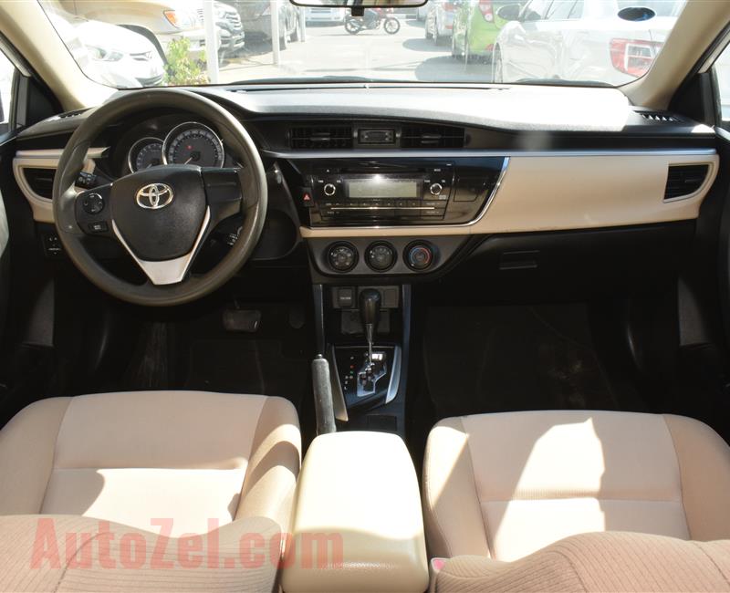 toyota corolla model 2015 - white - 89,000 km - white -v4 - gcc 