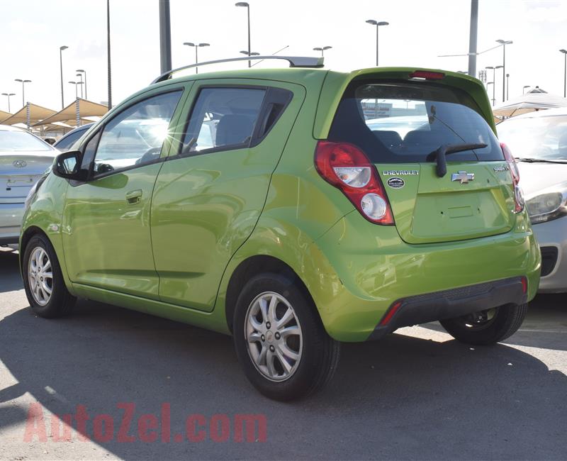 CHEVROLET SPARK MODEL 2015 - GREEN - 100000 KM - V4 - GCC 