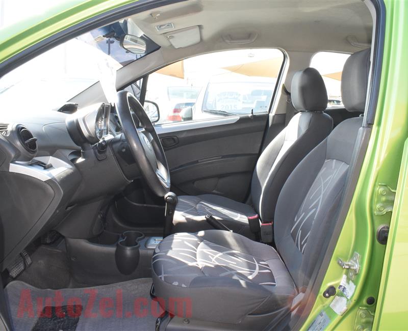 CHEVROLET SPARK MODEL 2015 - GREEN - 100000 KM - V4 - GCC 