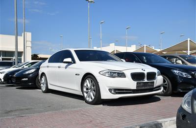 BMW 535i MODEL 2011 - WHITE - 179000 KM - V6 - GCC 