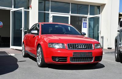 AUDI S4 MODEL 2005 - RED - 175000 KM - V4 - GCC 