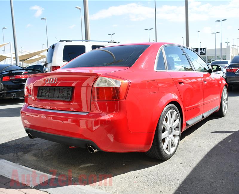 AUDI S4 MODEL 2005 - RED - 175000 KM - V4 - GCC 