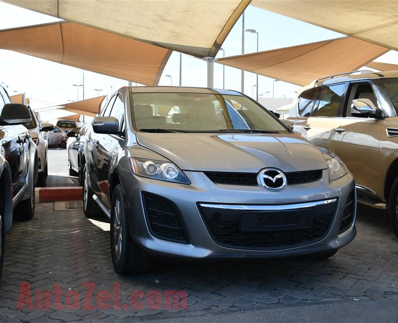 MAZDA CX7 MODEL 2010 - GREY - 176000 KM - V6 - GCC 