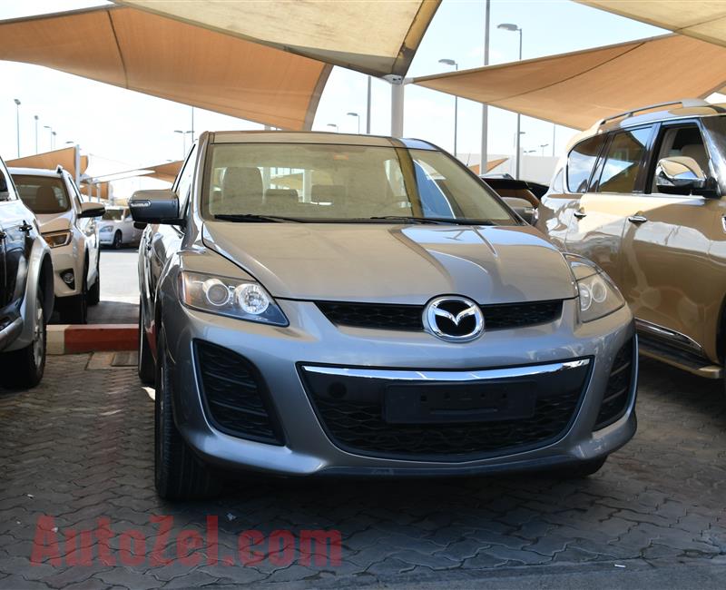 MAZDA CX7 MODEL 2010 - GREY - 176000 KM - V6 - GCC 