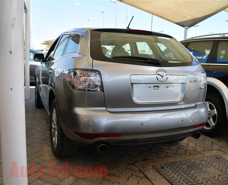 MAZDA CX7 MODEL 2010 - GREY - 176000 KM - V6 - GCC 