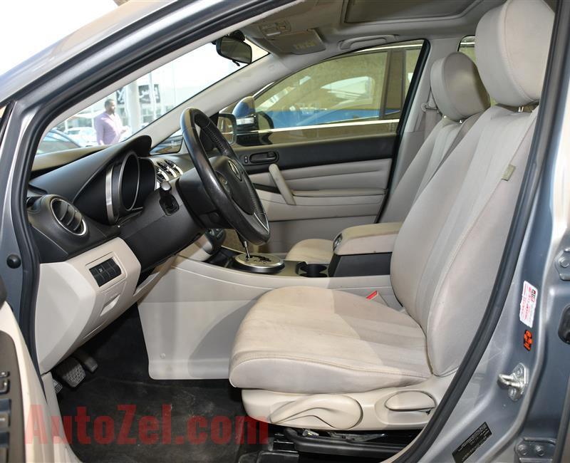 MAZDA CX7 MODEL 2010 - GREY - 176000 KM - V6 - GCC 