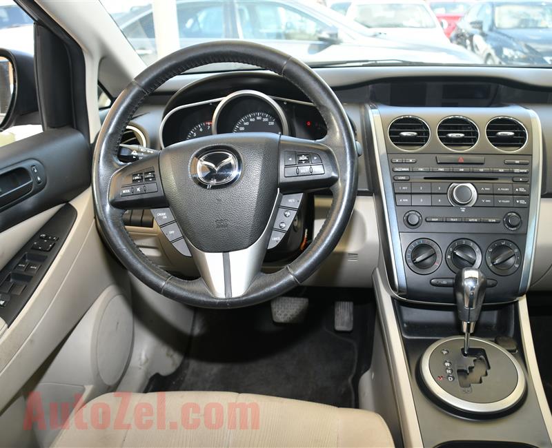 MAZDA CX7 MODEL 2010 - GREY - 176000 KM - V6 - GCC 