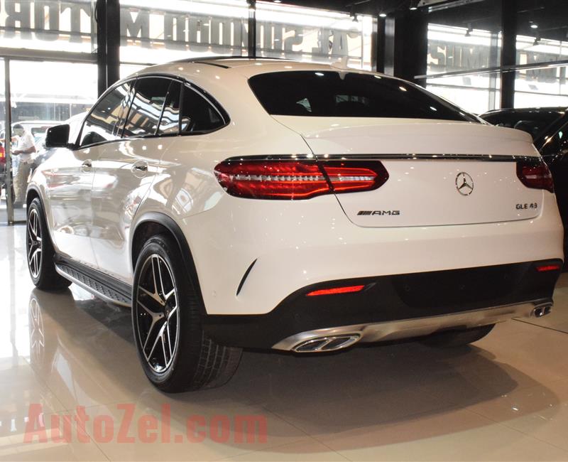 BRAND NEW MERCEDES-BENZ GLE43- 2020- WHITE- GCC SPECS