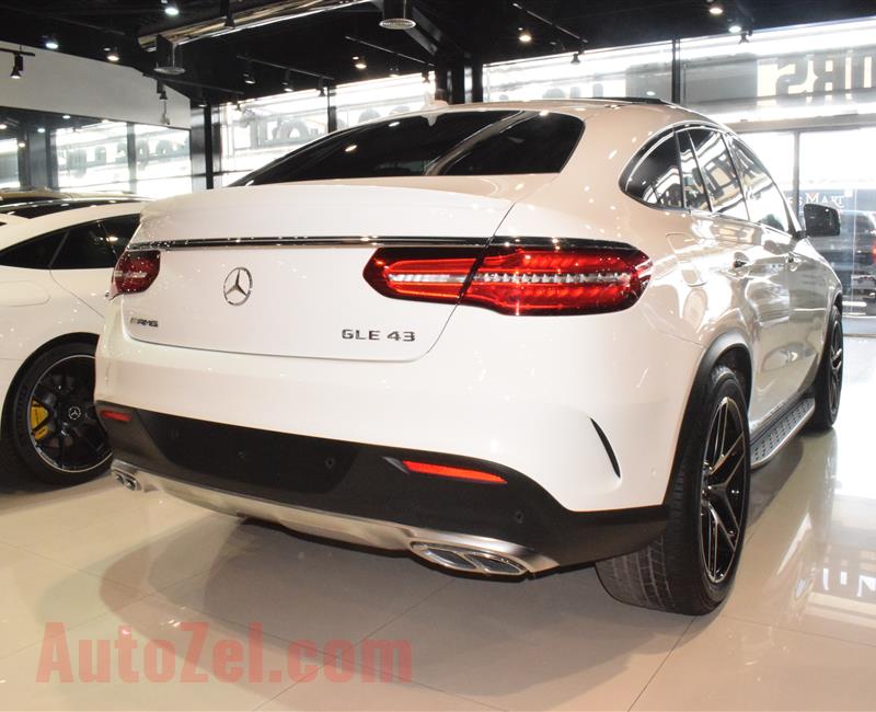 BRAND NEW MERCEDES-BENZ GLE43- 2020- WHITE- GCC SPECS