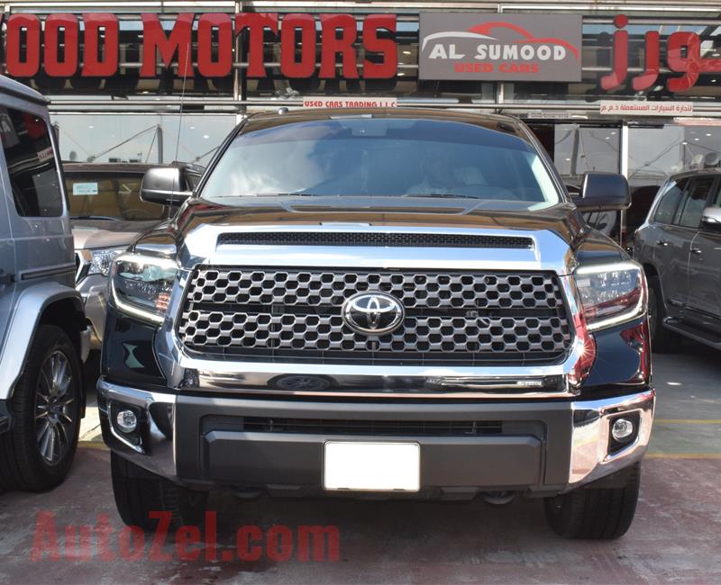 TOYOTA TUNDRA- 2019- BLACK- 5 000 KM- AMERICAN SPECS