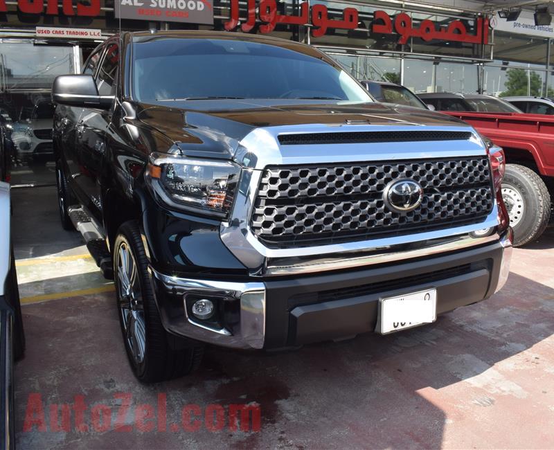 TOYOTA TUNDRA- 2019- BLACK- 5 000 KM- AMERICAN SPECS