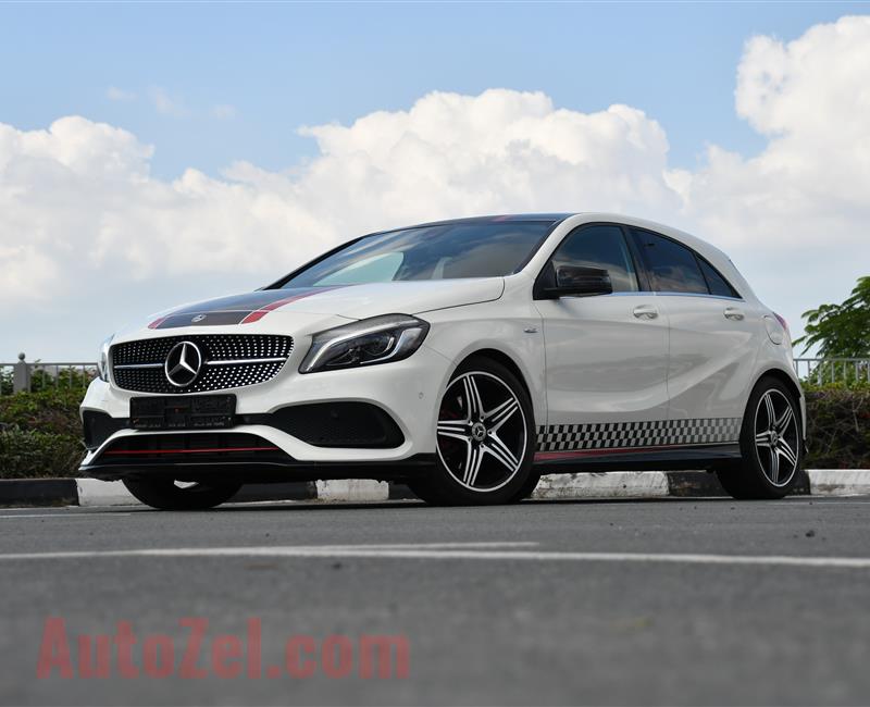 2018 Mercedes-Benz A 250 GCC SPECS - GARGASH - WARRANTY - BANK LOAN 0 DOWNPAYMENT