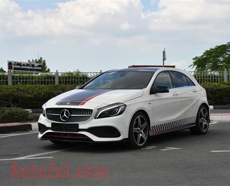 2018 Mercedes-Benz A 250 GCC SPECS - GARGASH - WARRANTY - BANK LOAN 0 DOWNPAYMENT