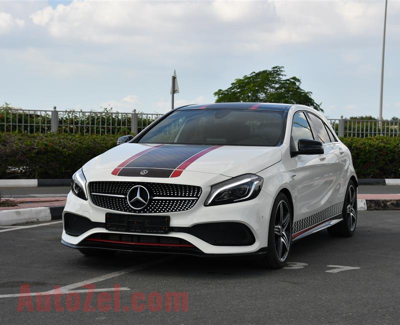 2018 Mercedes-Benz A 250 GCC SPECS - GARGASH - WARRANTY - BANK LOAN 0 DOWNPAYMENT