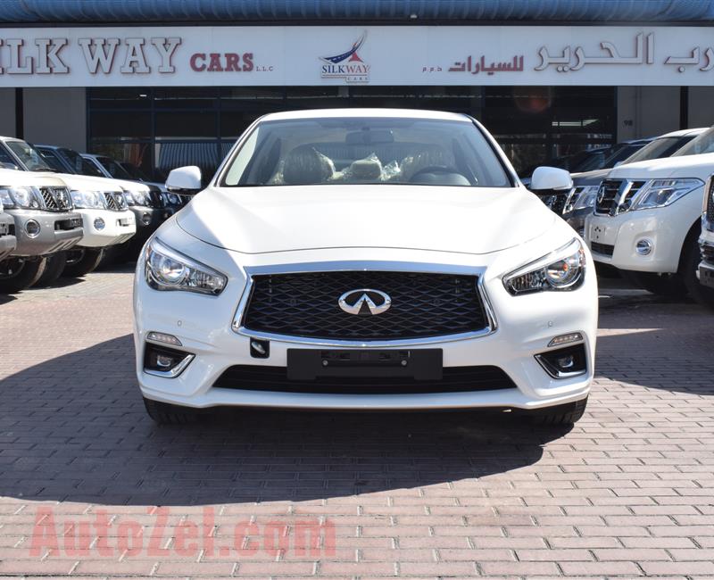 BRAND NEW INFINITI Q50- 2020- WHITE- GCC SPECS