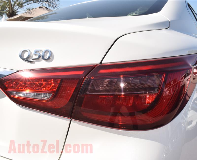 BRAND NEW INFINITI Q50- 2020- WHITE- GCC SPECS