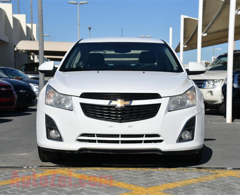 CHEVROLET CRUZE LS- 2013- WHITE- 256 000 KM- GCC SPECS- CALL FOR THE PRICE