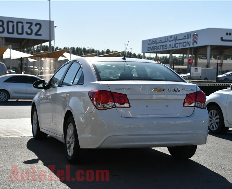 CHEVROLET CRUZE LS- 2013- WHITE- 256 000 KM- GCC SPECS- CALL FOR THE PRICE