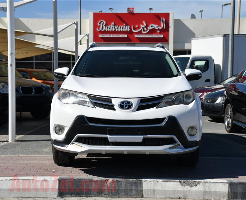 TOYOTA RAV4- 2013- WHITE- 72 000 MILES- AMERICAN SPECS