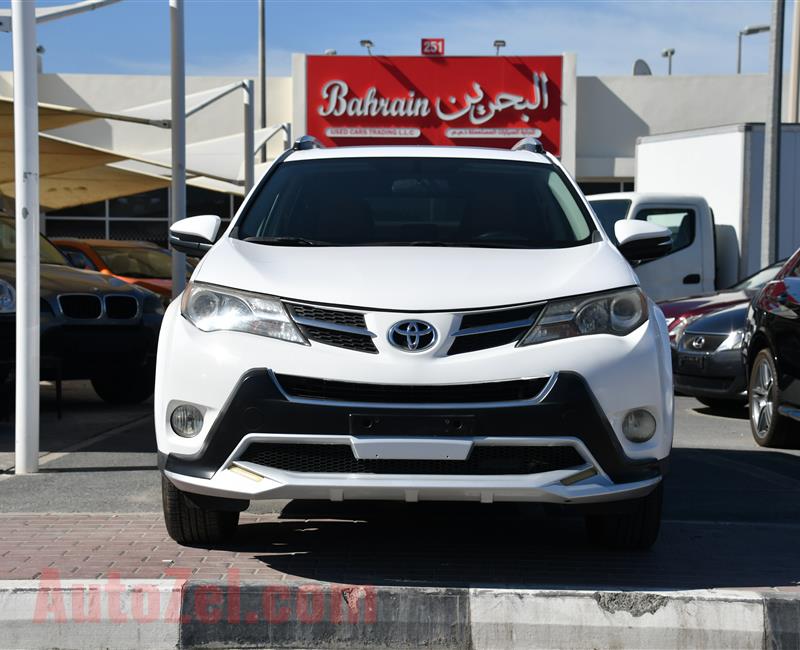 TOYOTA RAV4- 2013- WHITE- 72 000 MILES- AMERICAN SPECS