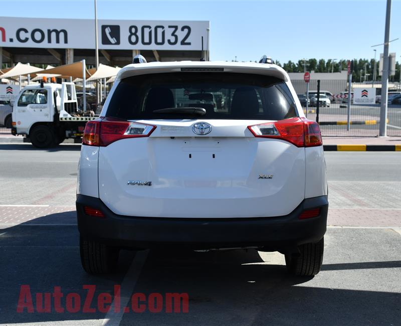 TOYOTA RAV4- 2013- WHITE- 72 000 MILES- AMERICAN SPECS