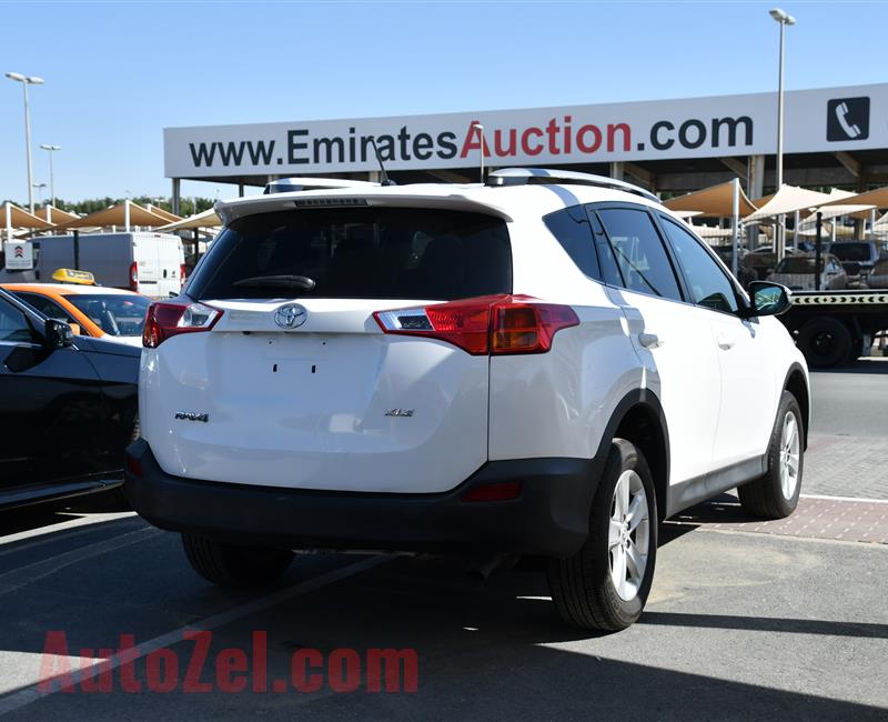 TOYOTA RAV4- 2013- WHITE- 72 000 MILES- AMERICAN SPECS