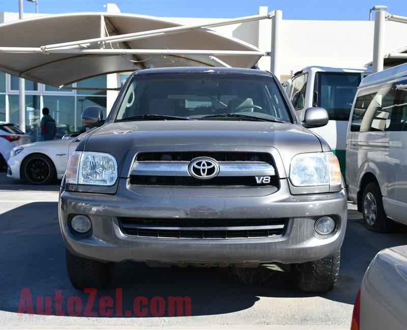 TOYOTA SEQUIOA- 2006- GRAY- 42 000 MILES- AMERICAN SPECS