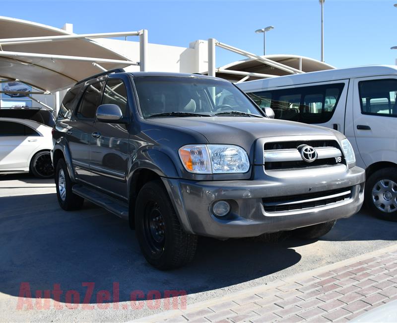 TOYOTA SEQUIOA- 2006- GRAY- 42 000 MILES- AMERICAN SPECS