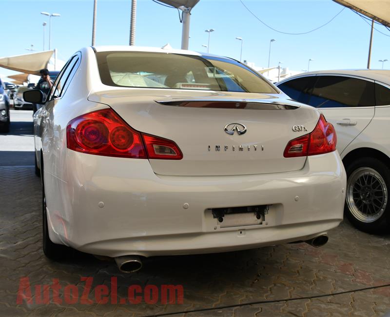 INFINITI G37X MODEL 2011 - WHITE - V6 - CAR SPECS IS AMERICAN 