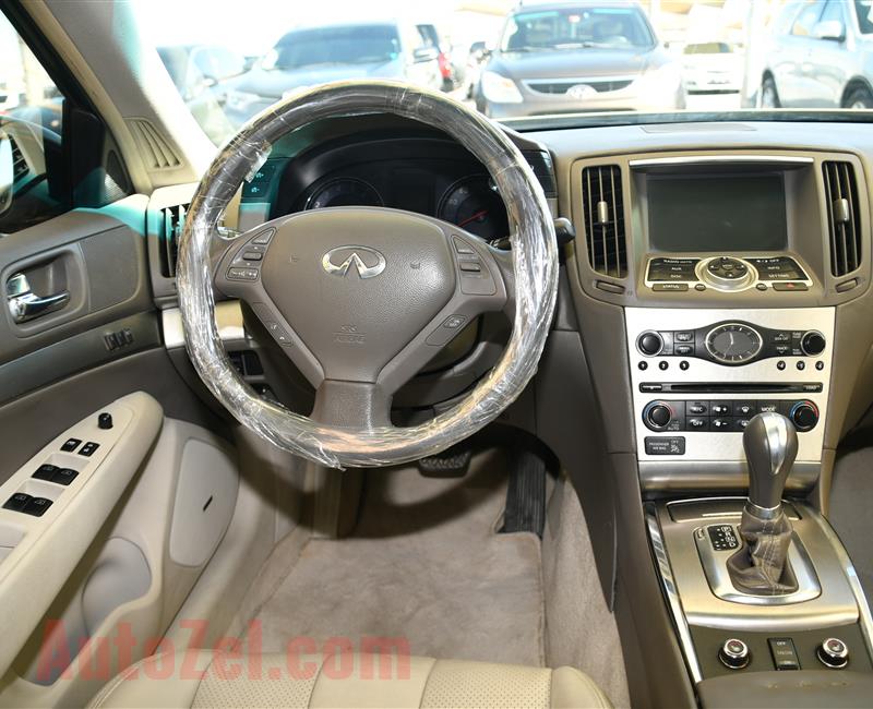 INFINITI G37X MODEL 2011 - WHITE - V6 - CAR SPECS IS AMERICAN 