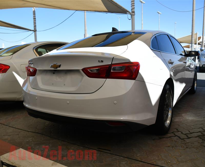 CHEVROLET MALIBU MODEL 2016 - WHITE - 100,000 KM - V6 - CAR SPECS IS AMRICAN 