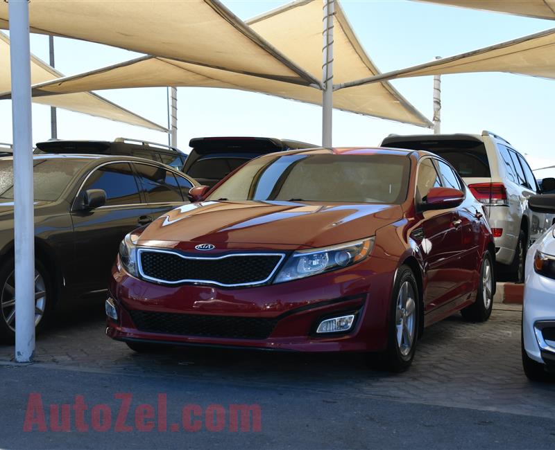 KIA OPTIMA MODEL 2014 - RED - 79,000 MILES - V4 - CAR SPECS IS AMERICAN 