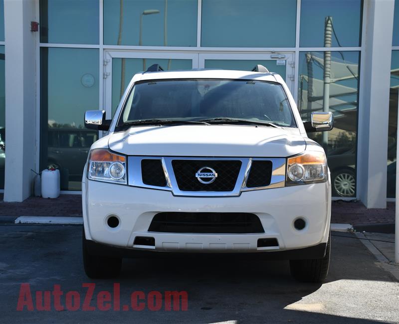 NISSAN ARMADA MODEL 2010 - WHITE - 141000 KM - V8 - CAR SPECS IS AMERICAN 