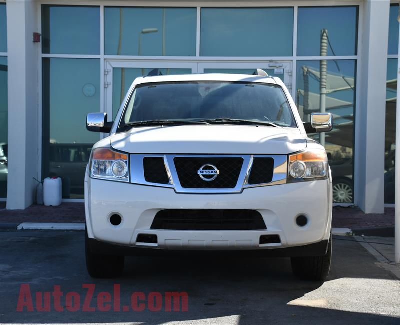 NISSAN ARMADA MODEL 2010 - WHITE - 141000 KM - V8 - CAR SPECS IS AMERICAN 