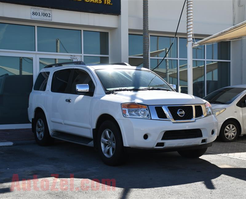 NISSAN ARMADA MODEL 2010 - WHITE - 141000 KM - V8 - CAR SPECS IS AMERICAN 