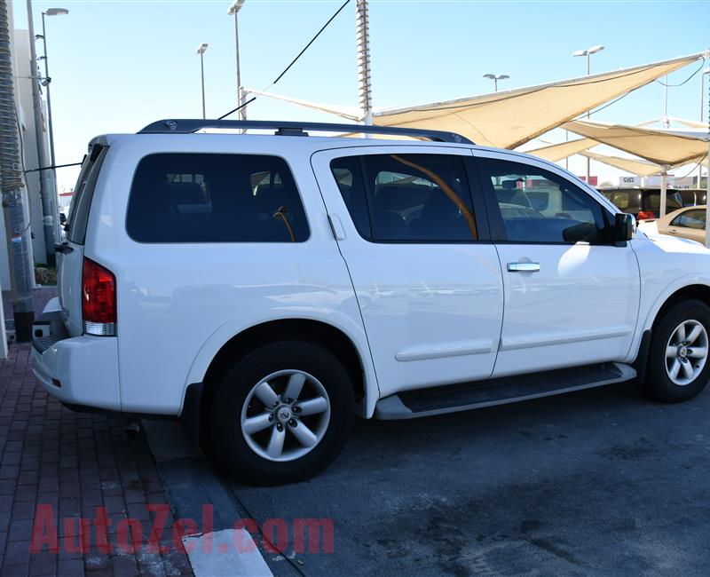 NISSAN ARMADA MODEL 2010 - WHITE - 141000 KM - V8 - CAR SPECS IS AMERICAN 