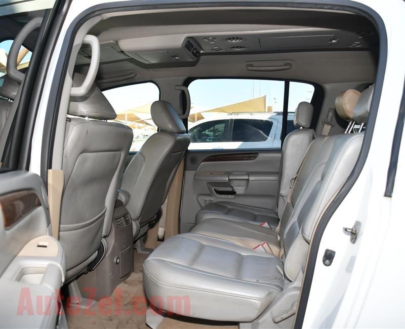 NISSAN ARMADA MODEL 2010 - WHITE - 141000 KM - V8 - CAR SPECS IS AMERICAN 