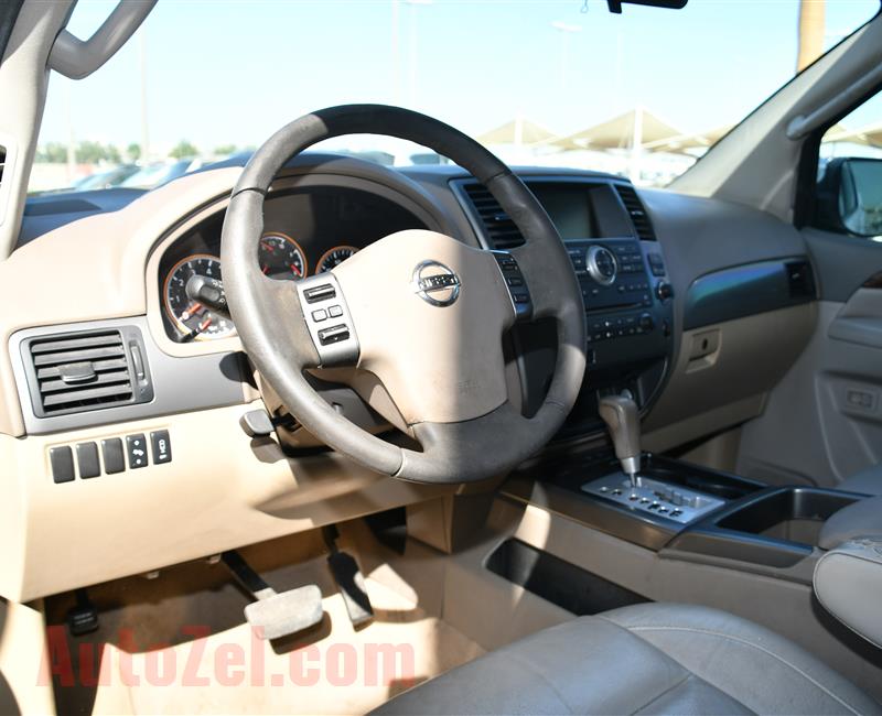 NISSAN ARMADA MODEL 2010 - WHITE - 141000 KM - V8 - CAR SPECS IS AMERICAN 