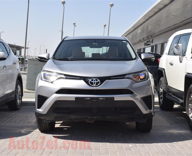TOYOTA RAV4- 2017- SILVER- 54 000 KM- GCC SPECS