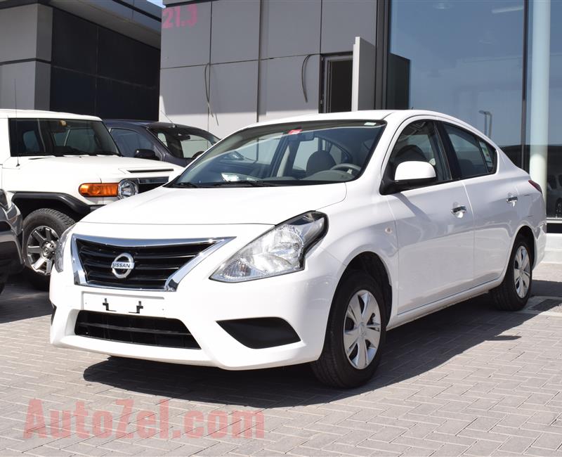 NISSAN SUNNY- 2017- WHITE- 70 000 KM- GCC SPECS