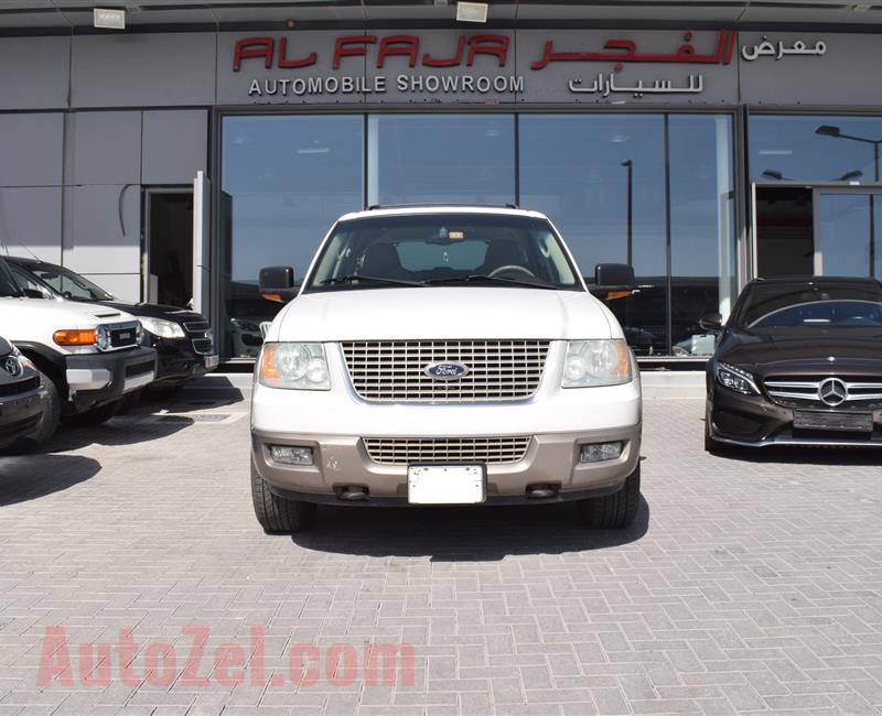 FORD EXPEDITION- 2003- WHITE- 300 000 KM- GCC SPECS