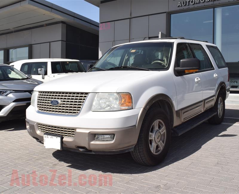 FORD EXPEDITION- 2003- WHITE- 300 000 KM- GCC SPECS