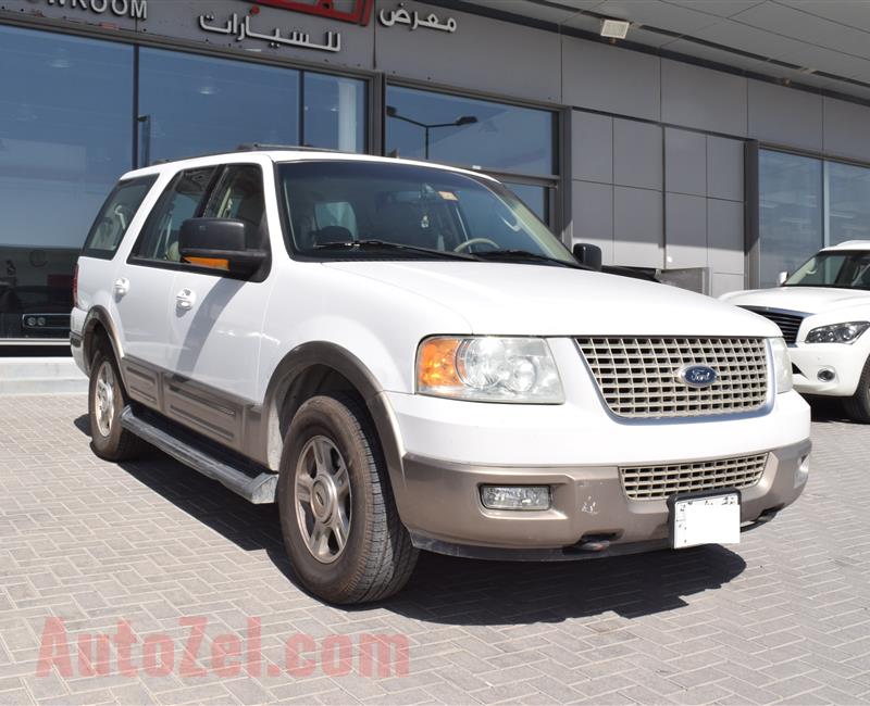 FORD EXPEDITION- 2003- WHITE- 300 000 KM- GCC SPECS