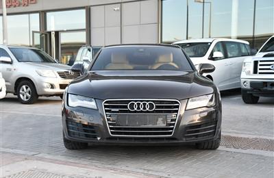 AUDI A7 3.0 T MODEL 2011 GREY  - 190,000 KM - V6 - GCC 