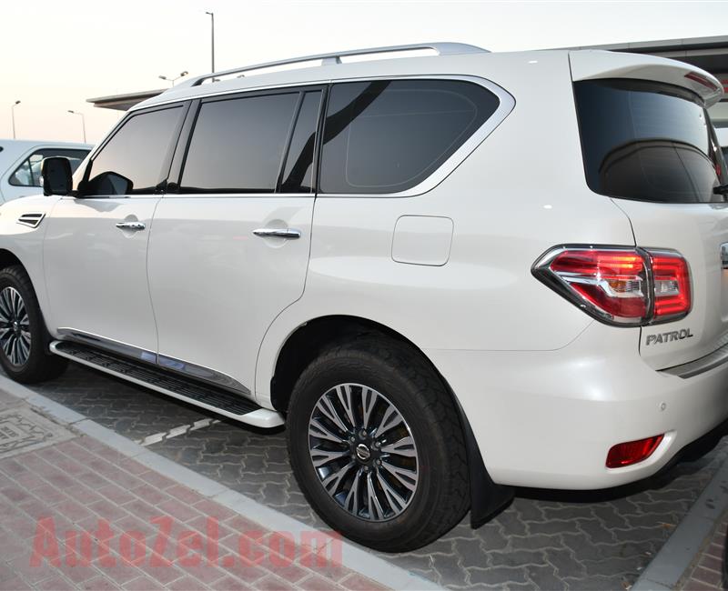 NISSAN PATROL SE MODEL 2019 - WHITE - 47,000 KM - V6 - GCC 