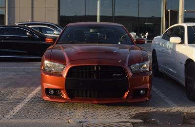 DODGE CHARGER SRT- 2013- ORANGE- 200 000 KM- GCC SPECS