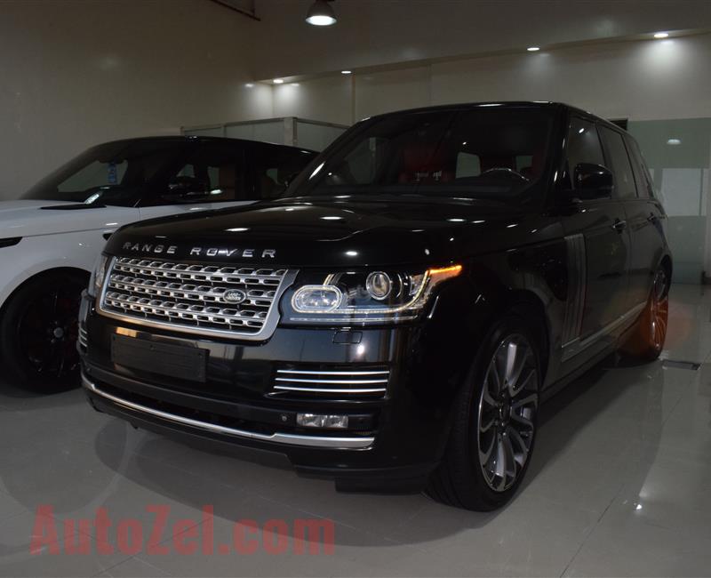 RANGE ROVER AUTOBIOGRAPHY- 2015- BLACK- 147 000 KM- GCC SPECS